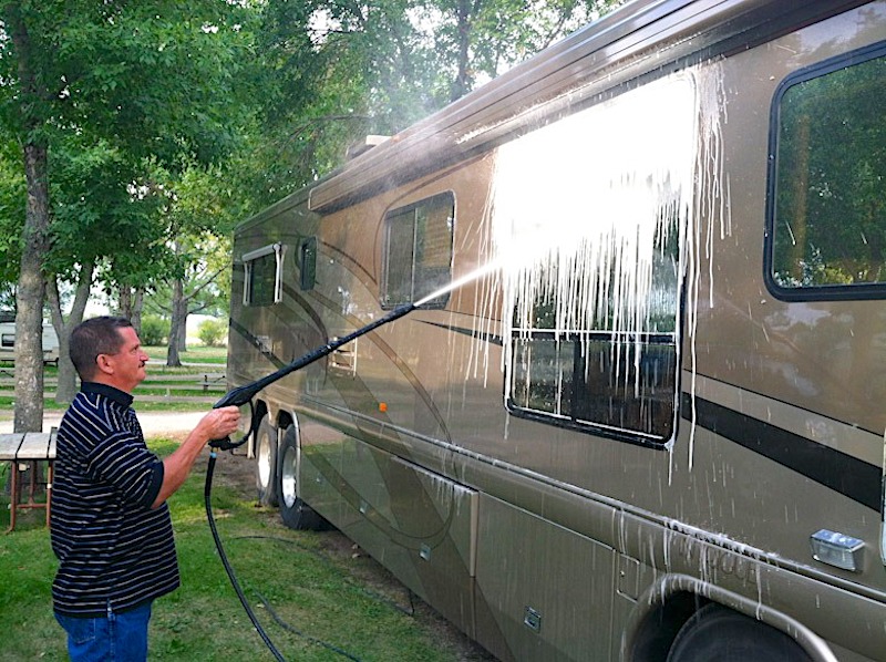 How to Pressure Wash an RV?